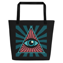 Load image into Gallery viewer, Large Tote - Beach Bag - Eye Of Providence

