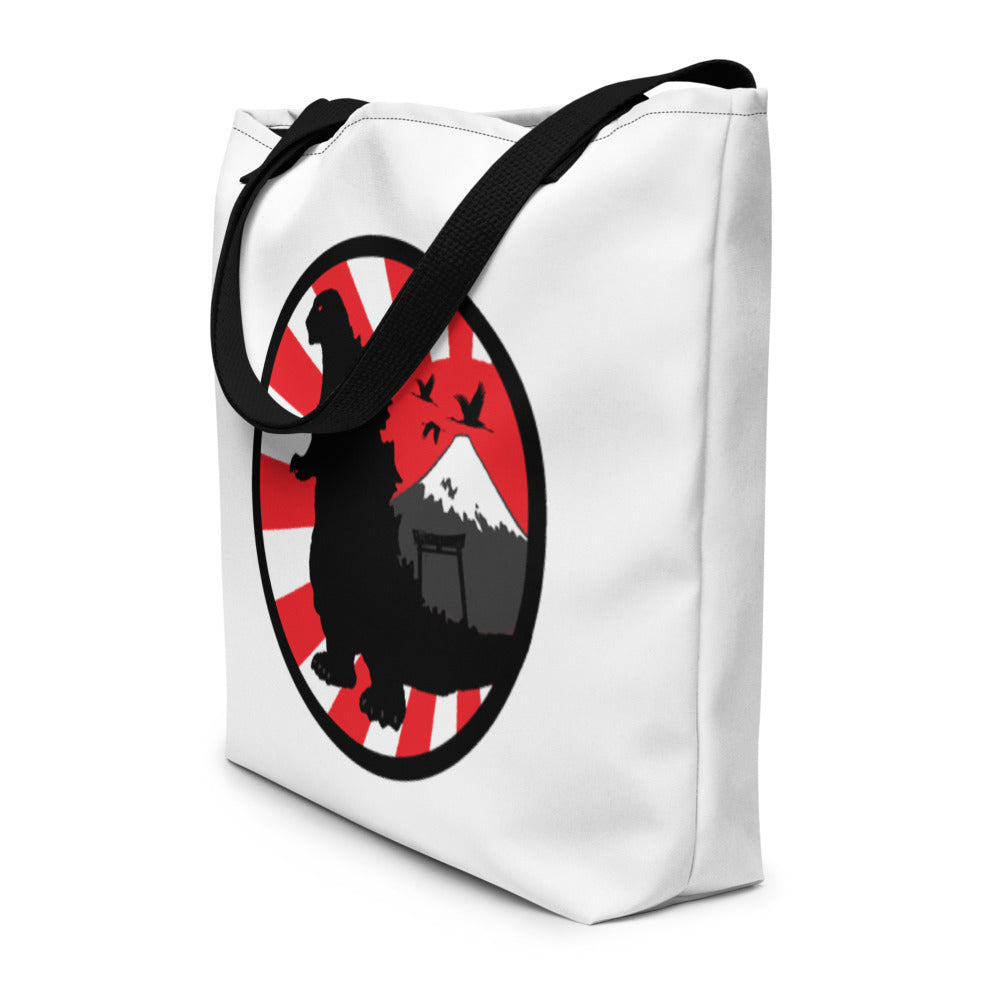 Large Tote - Beach Bag - Icons Of Japan