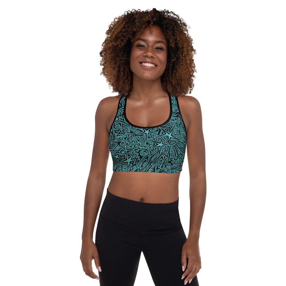 Padded Sports Bra - Viking