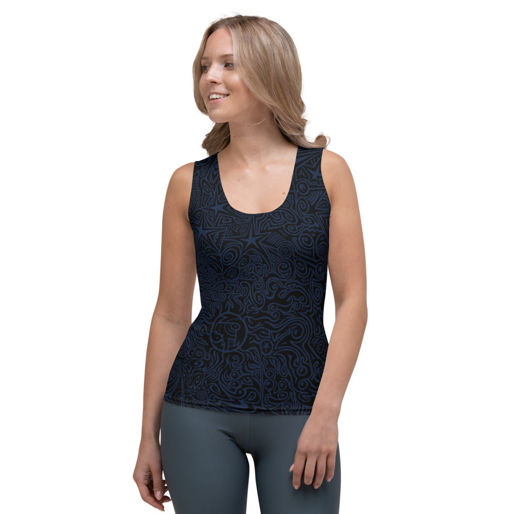 Sport Tank Top - Navy