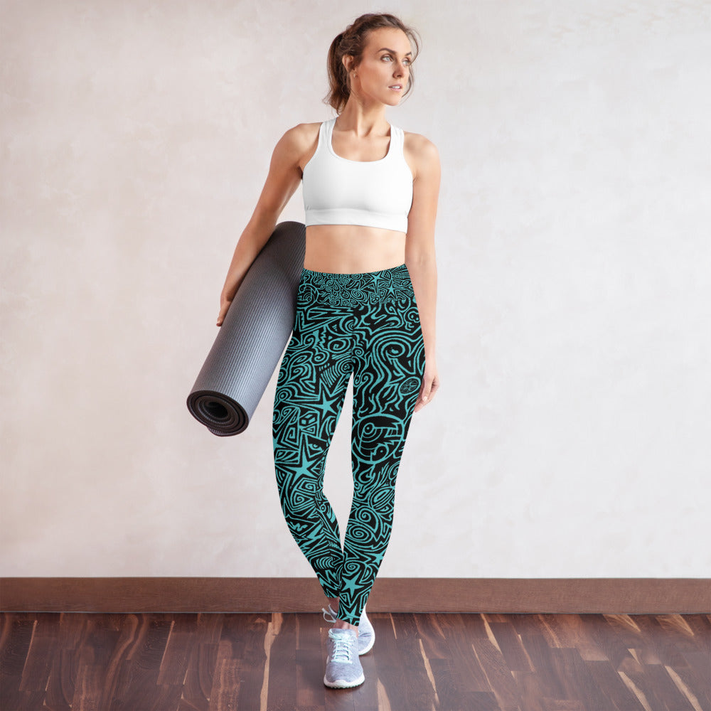 Yoga Leggings - Viking