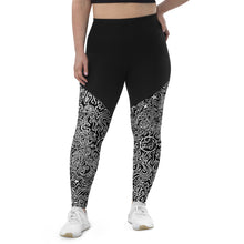 Load image into Gallery viewer, Sports Leggings - B&amp;W
