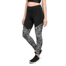 Load image into Gallery viewer, Sports Leggings - B&amp;W
