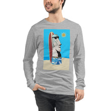 Load image into Gallery viewer, Unisex Long Sleeve Tee - Moai Mike
