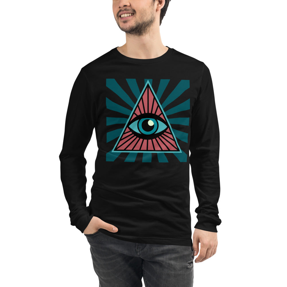 Unisex Long Sleeve Tee - Eye Of Providence 2