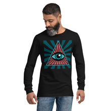 Load image into Gallery viewer, Unisex Long Sleeve Tee - Eye Of Providence 2
