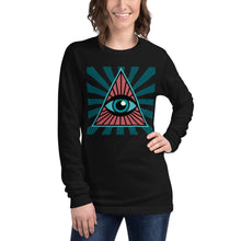 Load image into Gallery viewer, Unisex Long Sleeve Tee - Eye Of Providence 2
