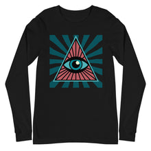 Load image into Gallery viewer, Unisex Long Sleeve Tee - Eye Of Providence 2
