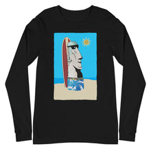 Load image into Gallery viewer, Unisex Long Sleeve Tee - Moai Mike
