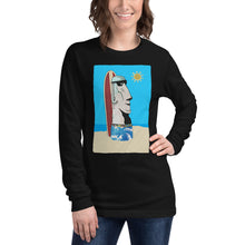 Load image into Gallery viewer, Unisex Long Sleeve Tee - Moai Mike
