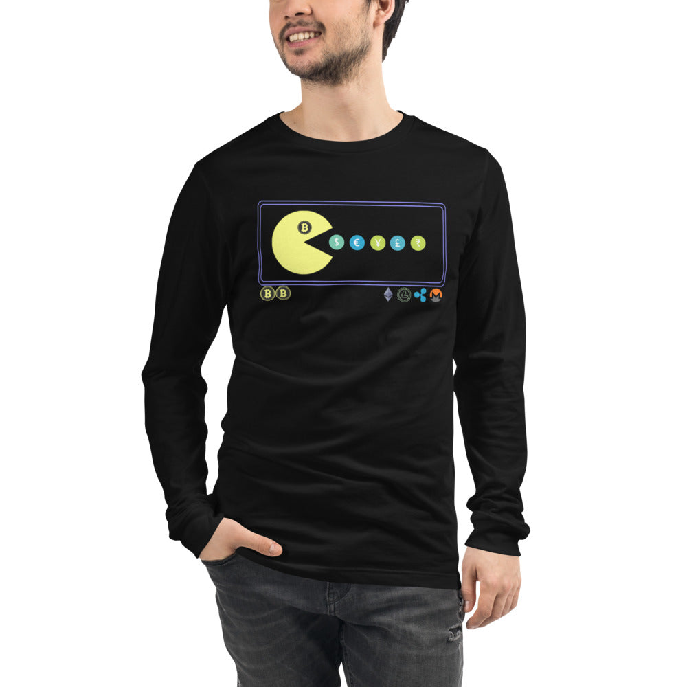 Unisex Long Sleeve Tee - Bit-Man