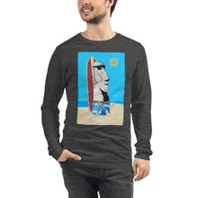 Load image into Gallery viewer, Unisex Long Sleeve Tee - Moai Mike
