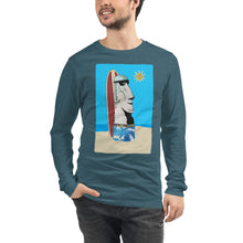 Load image into Gallery viewer, Unisex Long Sleeve Tee - Moai Mike
