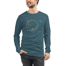 Load image into Gallery viewer, Unisex Long Sleeve Tee - UFOs and the Moon
