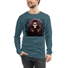 Load image into Gallery viewer, Unisex Long Sleeve Tee - Grim Reaper 1
