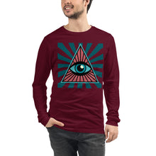 Load image into Gallery viewer, Unisex Long Sleeve Tee - Eye Of Providence 2
