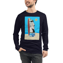 Load image into Gallery viewer, Unisex Long Sleeve Tee - Moai Mike
