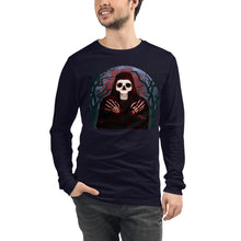 Load image into Gallery viewer, Unisex Long Sleeve Tee - Grim Reaper 1
