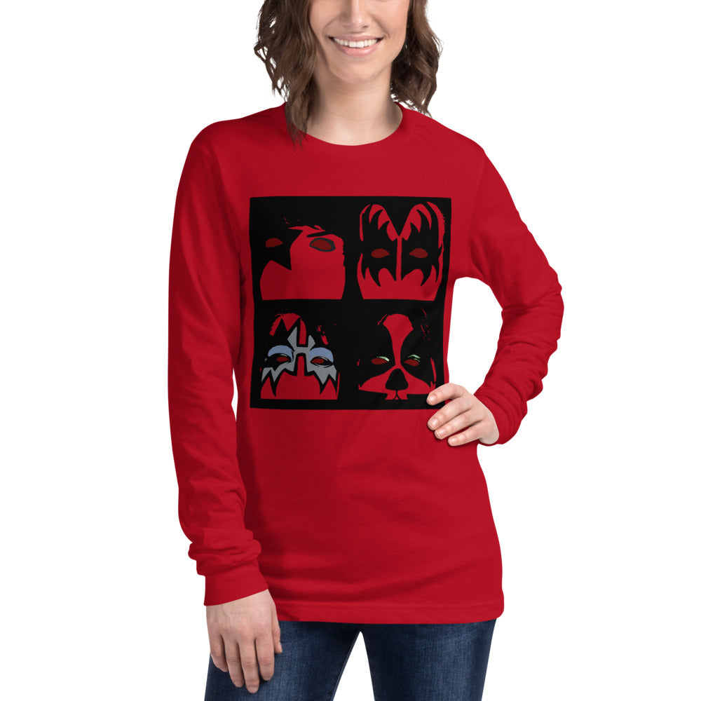 Unisex Long Sleeve Tee - Kiss