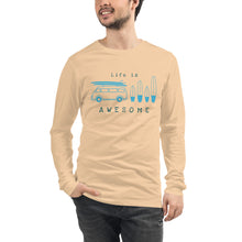 Load image into Gallery viewer, Unisex Long Sleeve Tee - Life Is Awesome 1
