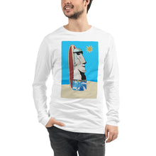 Load image into Gallery viewer, Unisex Long Sleeve Tee - Moai Mike
