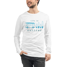 Load image into Gallery viewer, Unisex Long Sleeve Tee - Life Is Awesome 1
