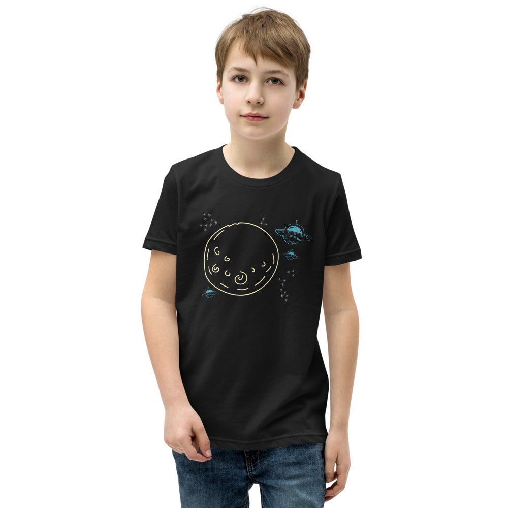 Youth T-Shirt - UFOs and the Moon